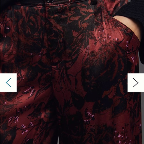 Anthropologie Low-Rise Pleated Trousers - Picture 6 of 6